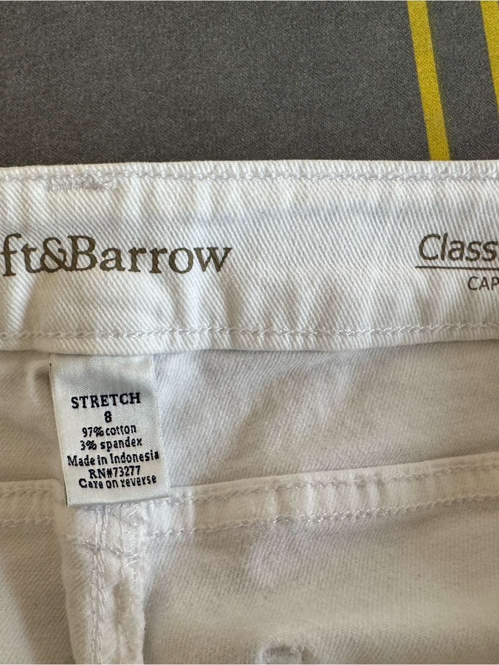 croft & barrow White Straight-Leg Men's Jeans - Picture 3 of 3